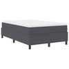 vidaXL Cama tipo Box Spring Gris Oscuro y 120 x 190 cm Tela de Pana
