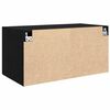 vidaXL Mueble de pared Roble negro 80 x 42.5 x 40 cm