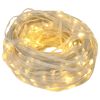 vidaXL Cuerdas de luces 400 LED Blanco C&aacute;lido 40 m