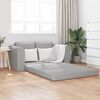 vidaXL Sof&aacute; cama 60cm Gris Nube tela