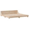 vidaXL Estructura de cama sin colchón madera maciza de pino 200x200 cm