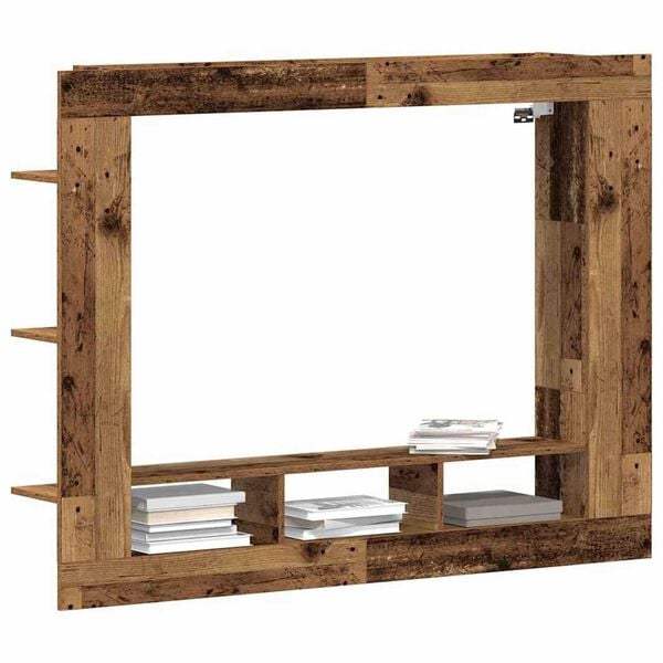 vidaXL Gabinete de TV Madera vieja 152 x 22 x 113 cm