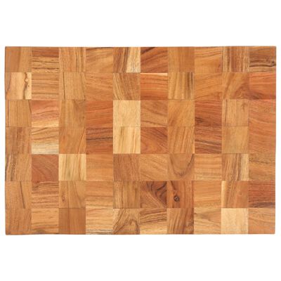 vidaXL Tabla de cortar de madera maciza de acacia 50x34x3,8 cm