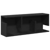vidaXL Armario de pared madera de ingenier&iacute;a negro 80x20x30 cm