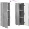 vidaXL Conjunto de mueble de TV 4 pcs Gris Sonoma Madera de ingenier&iacute;a