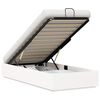 vidaXL Estructura de Cama Ottoman con Almacenamiento Blanco