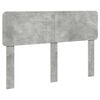 vidaXL Cabecero Gris Concreto Madera contrachapada