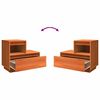 vidaXL Armario de Noche con caj&oacute;n Marr&oacute;n cera 60 x 34 x 51 cm