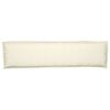 vidaXL Juego de Cojines para Palets 2 pcs Crema 150 x 40 x 8 cm