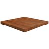 vidaXL Tablero de mesa cuadrada madera roble marr&oacute;n oscuro 60x60x4 cm