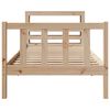 vidaXL Estructura de cama sin colch&oacute;n madera maciza de pino 90x190 cm