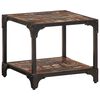 vidaXL Mesa de centro de madera maciza reciclada 40x40x36 cm