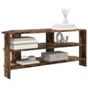 vidaXL MuebledeTVdeesquina Roble ahumado 102x40,5x45cm