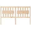 vidaXL Cabecero de cama madera maciza de pino 155,5x4x100 cm
