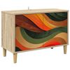 vidaXL Mueble de TV BONN 69 x 33 x 50 cm Sonoma Madera de ingenier&iacute;a
