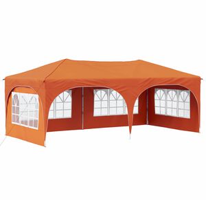 vidaXL Carpa Plegable para Fiestas 575 x 288 x 245 cm Naranja