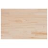 vidaXL Tablero de mesa rectangular madera maciza pino 80x50x2,5 cm
