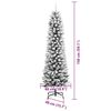 vidaXL Árbol de Navidad artificial 150 cm PVC, Metal y Plástico