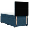 vidaXL Cama box spring con colch&oacute;n terciopelo azul 90x200 cm