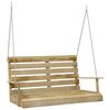 vidaXL Banco balanc&iacute;n madera de pino impregnada 110 cm