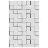 vidaXL Estor enrollable para ducha tela 160x240 cm ancho 156 cm