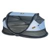 DERYAN Cuna de viaje desplegable Baby Luxe con mosquitera azul