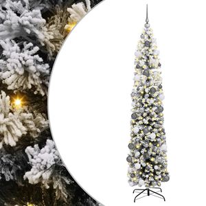 vidaXL &Aacute;rbol de Navidad artificial Verde 180 cm PVC, Acero y Pl&aacute;stico