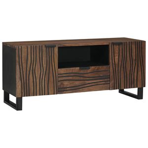 vidaXL Unidades de TV Nogal 105 x 33 x 46 cm Madera contrachapada