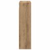 vidaXL Armario de pared para ba&ntilde;o Roble Artesanal 40 x 16 x 62,5 cm
