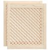 vidaXL Puertas de armario entramado 2 uds madera pino 59,5x69 cm