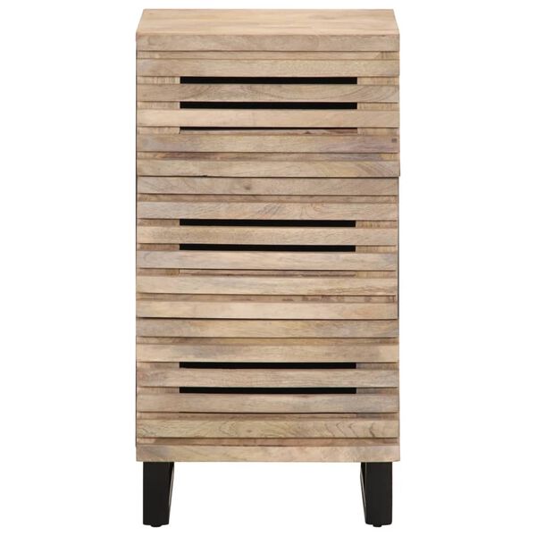 vidaXL Aparador de madera maciza de mango 40x34x75 cm