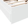 vidaXL Cama con cajones madera de ingenier&iacute;a blanco 120x190 cm