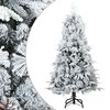 vidaXL &Aacute;rbol de Navidad artificial plegable cubierto de nieve 120 cm