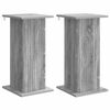 vidaXL Soporte de plantas 2 pcs Gris Sonoma 30,5 x 30 x 60,5 cm