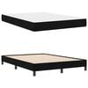 vidaXL Cama tipo Box Spring con colch&oacute;n Negro 140 x 190 cm tela