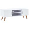 vidaXL Mueble para TV MDF blanco 120x40x46 cm