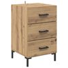 vidaXL Armario de Noche Roble artisan 40 x 40 x 66 cm
