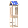 vidaXL Torre de Juego Marr&oacute;n Madera de pino macizo