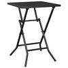 vidaXL Mesa de jard&iacute;n plegable malla acero gris antracita 50x50x72 cm