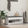 vidaXL Banco de entrada 103 x 38 x 45 cm Madera Ingenierizada y Tela