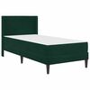 vidaXL Estructura de cama Verde oscuro 100 x 200 cm Terciopelo