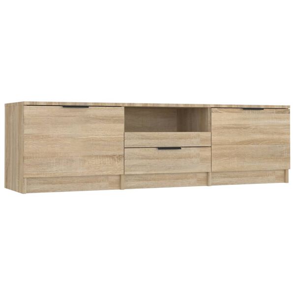 vidaXL Mueble de TV roble Sonoma 140x35x40 cm madera de ingenier&iacute;a