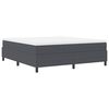 vidaXL Cama tipo Box Spring Gris oscuro 180 x 200 cm Telas de pana