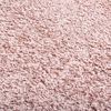 vidaXL Alfombra de pelo suave antideslizante rosa 57x150 cm