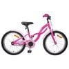 vidaXL Bicicleta Infantil 18 Pulgadas para 5-7 a&ntilde;os Rosa Oscuro