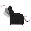vidaXL Sill&oacute;n reclinable de cuero sint&eacute;tico negro