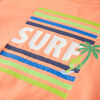 Camiseta infantil naranja ne&oacute;n 116