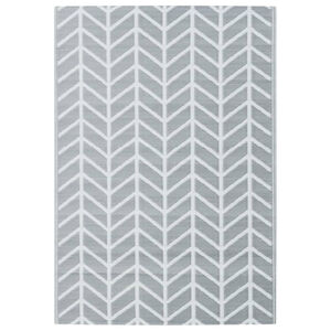vidaXL Alfombra exterior ARAKIL PP gris 160x230 cm