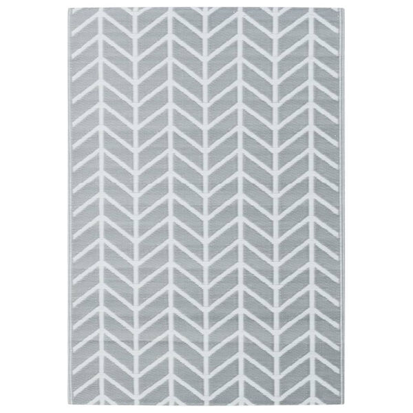 vidaXL Alfombra exterior ARAKIL PP gris 160x230 cm