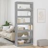 vidaXL Librer&iacute;a Gris Sonoma 80 x 30 x 198 cm Madera de ingenier&iacute;a